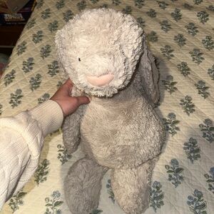 Jellycat light gray bashful bunny